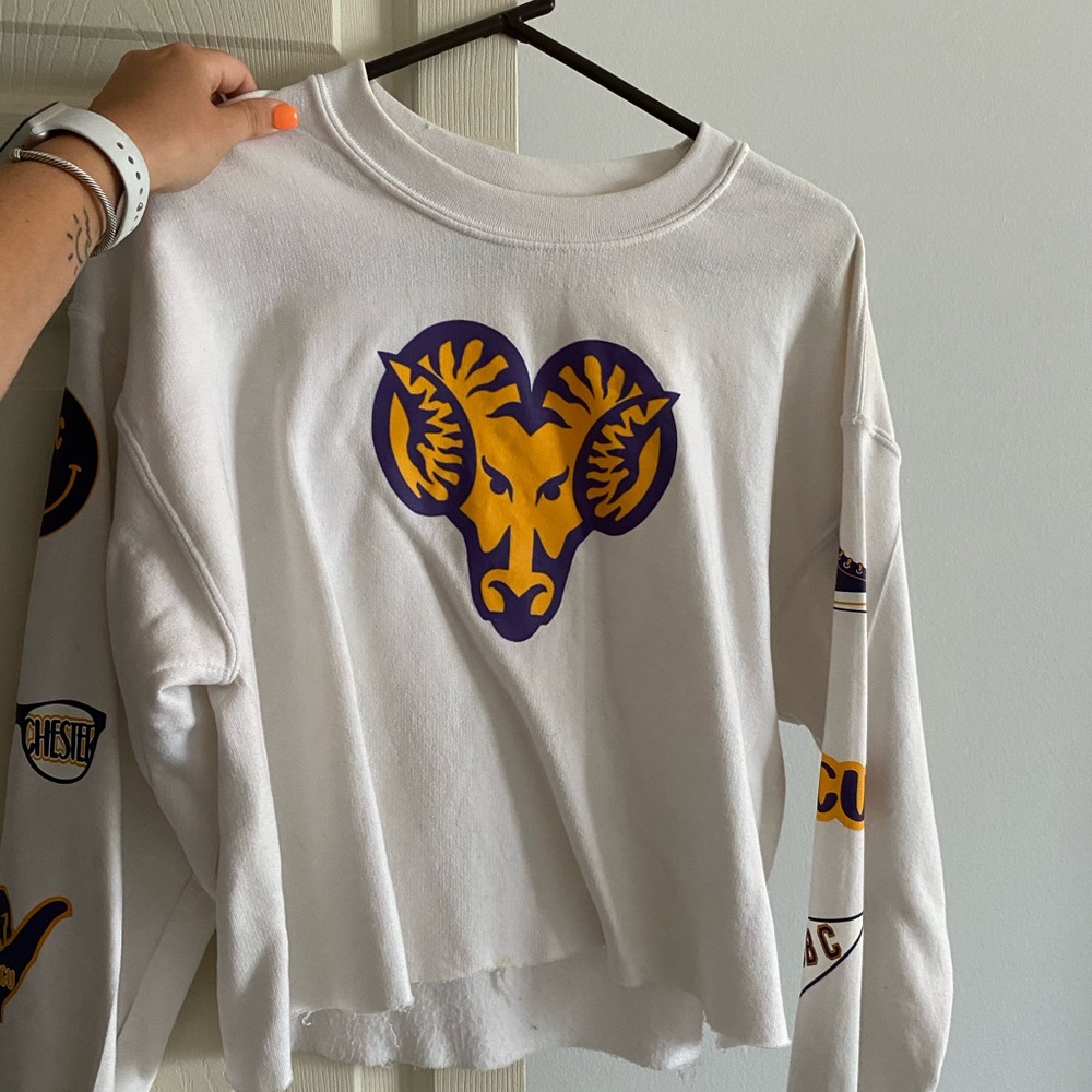 WCU cropped sweatshirt